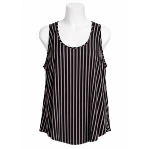 Torrid Women’s Stripe Stretch Challis Sleeveless Tank Top - Size 4X